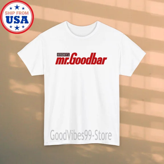 Reprint Rare Mr. Goodbar Chocolate Candy Bar Men's White Size S-5XL