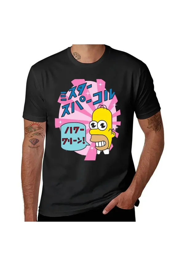 Reprint Rare Mr.Sparkle T-Shirt plain Short sleeve tee tops heavyweights clothes for men