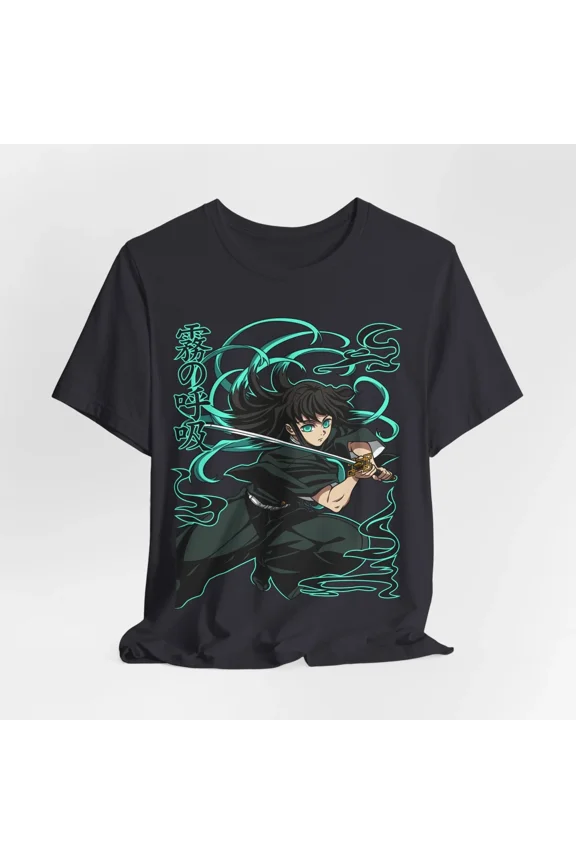 Reprint Rare Muichiro Anime Graphic Tee - Unisex Jersey Short Sleeve Shirt, Manga Gift,
