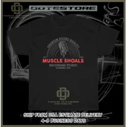 Reprint Rare Muscle Shoals Sound Studio Music Records Mens T-Shirt American Dotees Tee-Shirt