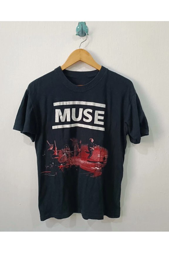 Reprint Rare Muse Band In Concert Black Cotton Size S-234XL T-Shirt Adults