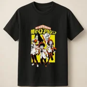 Reprint Rare My Hero Academia School Uniform Anime Cast Group Graphic Unisex T Shirt