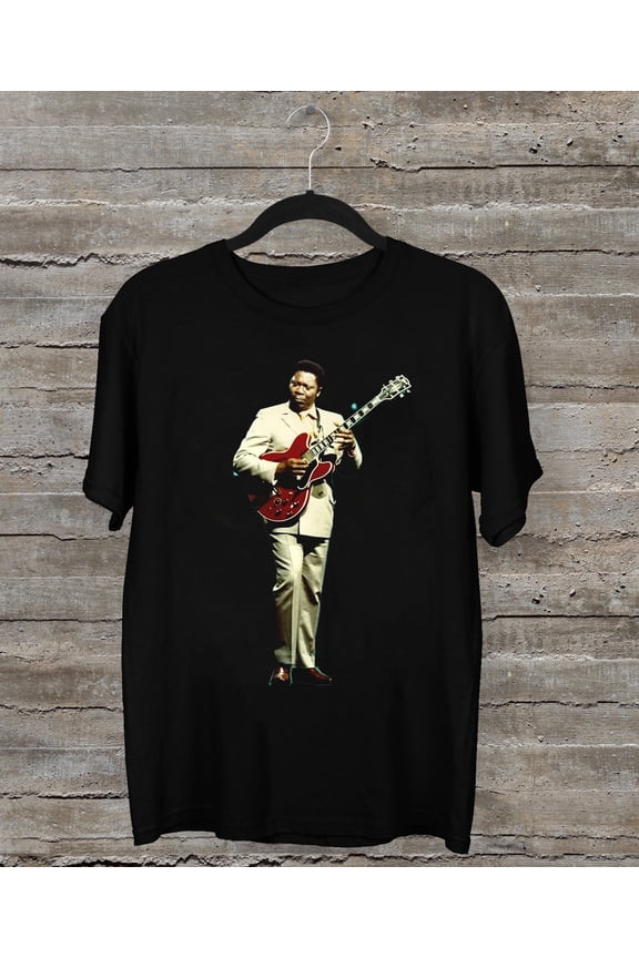 Reprint Rare NEW BB King Classic Retro Tee Black All Size Unisex Shirt