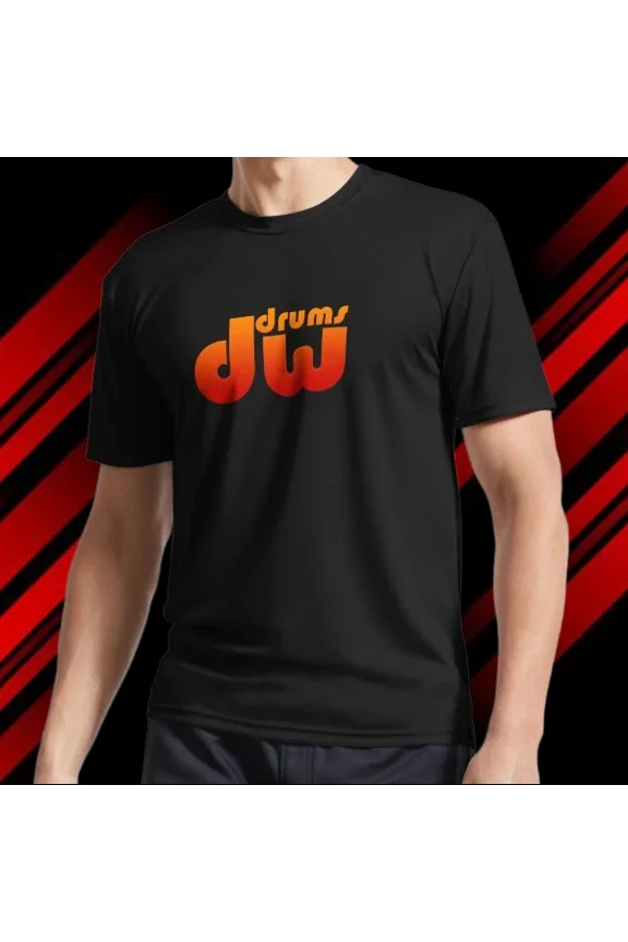 Reprint Rare NEW! DW Drums Logo Funny USA Size Unisex Hoodie & T-Shirt
