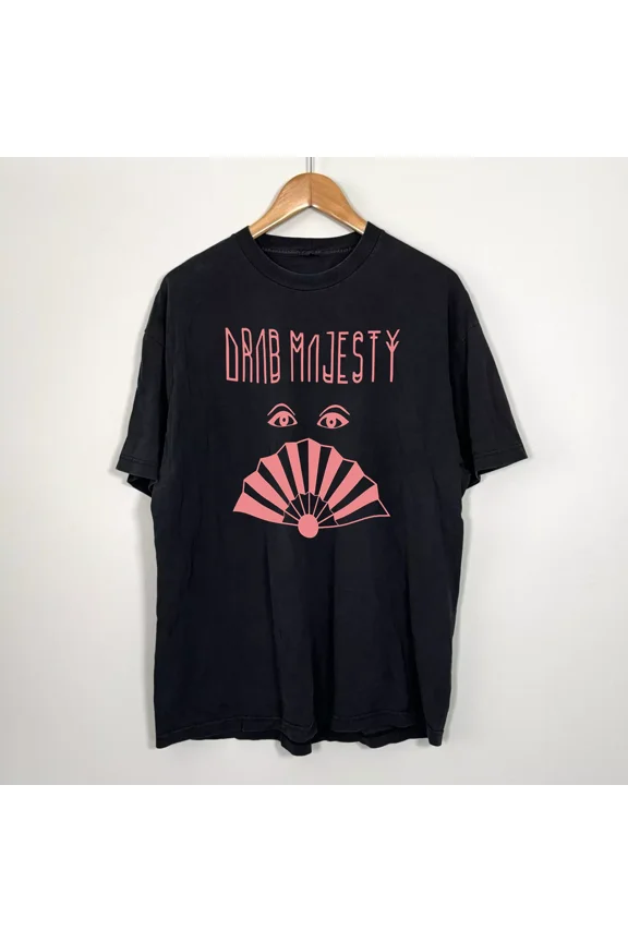 Reprint Rare NEW Drab Majesty Band Album T-Shirt All Size Gift Fan KK463