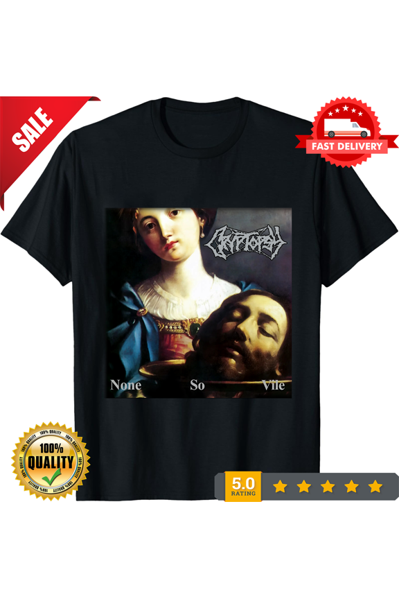 Reprint Rare NEW HOT Cryptopsy Black Cotton All size S-5XL Gift For Fans T-shirt DM112, ULTRA LIMITED-TH75383