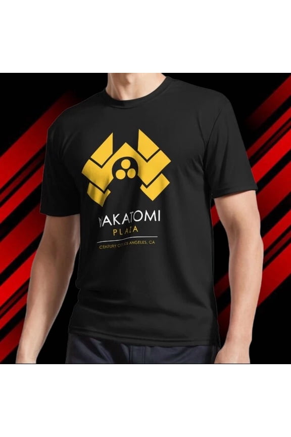 Reprint Rare NEW! Nakatomi Plaza Logo Funny USA Size Unisex Hoodie & T-Shirt