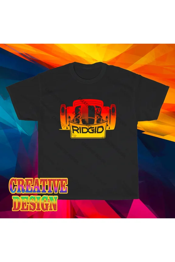 Reprint Rare NEW! RIDGID Tools Logo Long Sleeve T-Shirt Funny Size S to 5XL