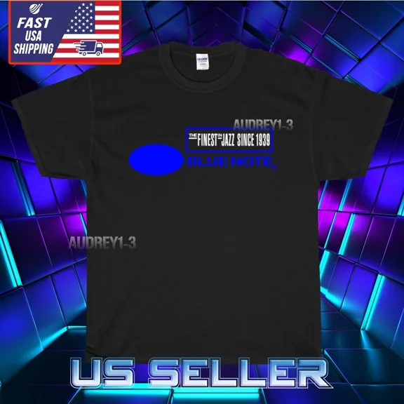 Reprint Rare NEW SHIRT BLUE NOTE RECORDS LOGO T-SHIRT UNISEX FUNNY AMERICAN USA SIZE S-5XL