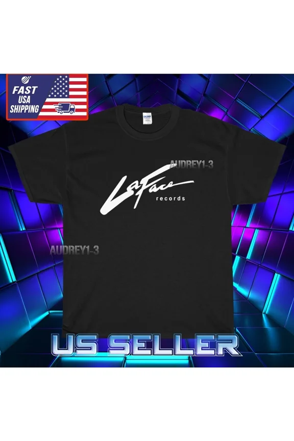 Reprint Rare NEW SHIRT LA FACE RECORDS LOGO T-SHIRT UNISEX FUNNY AMERICAN USA SIZE S-5XL