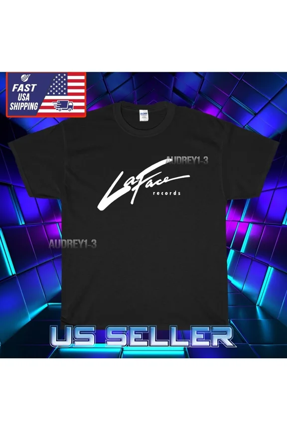 Reprint Rare NEW SHIRT LA FACE RECORDS LOGO T-SHIRT UNISEX FUNNY AMERICAN USA SIZE S-5XL