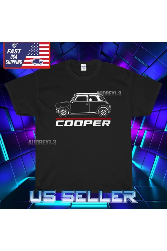 Reprint Rare NEW SHIRT MINI COOPER CLASSIC MEN'S LOGO T-SHIRT FUNNY AMERICAN USA SIZE S-5XL