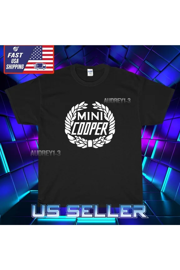 Reprint Rare NEW SHIRT MINI COOPER MEN'S LOGO T-SHIRT UNISEX FUNNY AMERICAN USA SIZE S-5XL