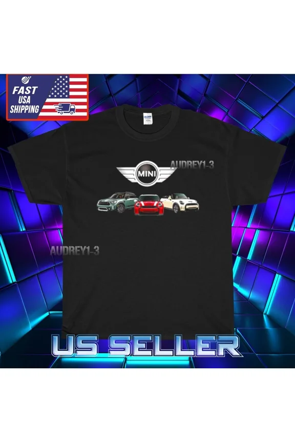 Reprint Rare NEW SHIRT MINI S CARS GIFT COOPER LOGO T-SHIRT FUNNY AMERICAN USA SIZE S-5XL