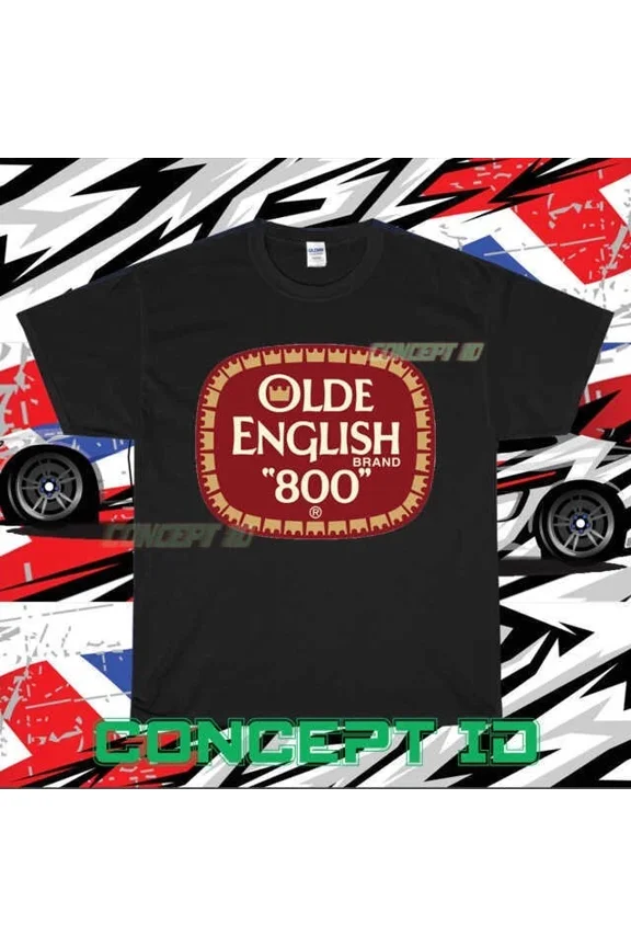 Reprint Rare NEW SHIRT OLDE ENGLISH 800 BEER LOGO UNISEX T-SHIRT FUNNY AMERICAN SIZE S-5XL