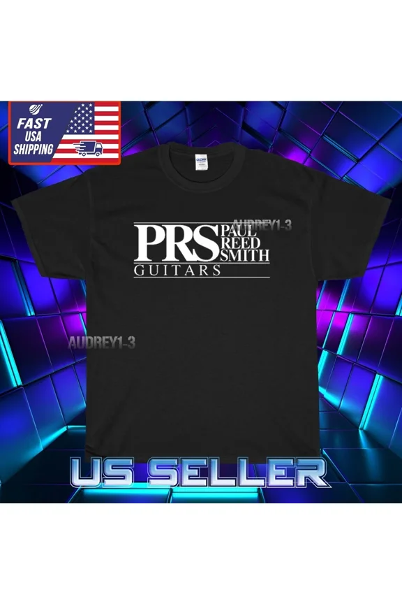 Reprint Rare NEW SHIRT PAUL REED SMITH GUITARS LOGO T-SHIRT FUNNY AMERICAN USA SIZE S-5XL