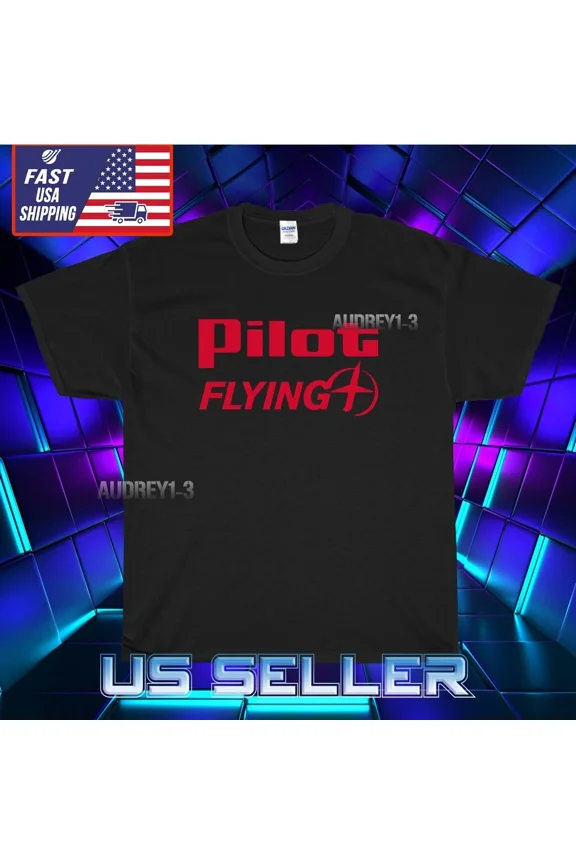 Reprint Rare NEW SHIRT PILOT FLYING J GAS STATION LOGO T-SHIRT FUNNY AMERICAN USA SIZE S-5XL