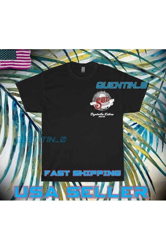 Reprint Rare NEW SHIRT PREMIUM CERVEZA SOL BEER ESPIR LOGO T-SHIRT FUNNY UNISEX SIZE S TO 5XL