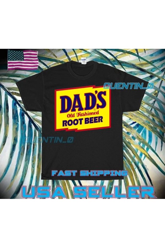 Reprint Rare NEW SHIRT PREMIUM DAD'S ROOT BEER OLD LOGO T-SHIRT FUNNY UNISEX SIZE S-5XL