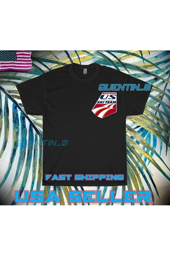 Reprint Rare NEW SHIRT PREMIUM US SKI TEAM MASTERS LOGO T-SHIRT FUNNY UNISEX SIZE S TO 5XL