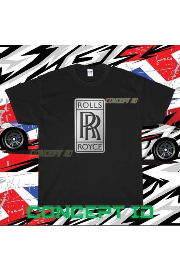 Reprint Rare NEW SHIRT ROLLS-ROYCE LOGO UNISEX T-SHIRT FUNNY AMERICAN SIZE S-5XL