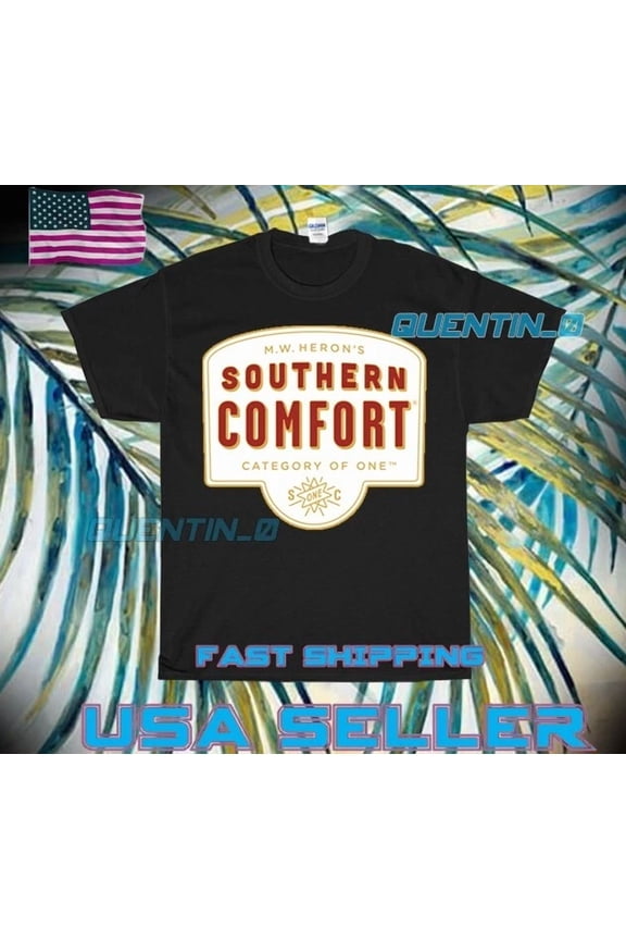 Reprint Rare NEW SHIRT SOUTHERN COMFORT SHIELD LOGO T-SHIRT FUNNY UNISEX SIZE S-5XL