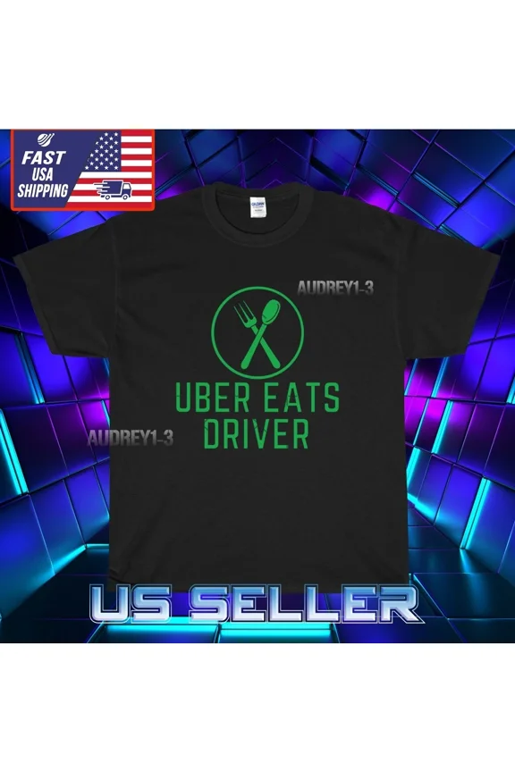 Reprint Rare NEW SHIRT UBER EATS LOGO T-SHIRT UNISEX FUNNY AMERICAN USA SIZE S-5XL