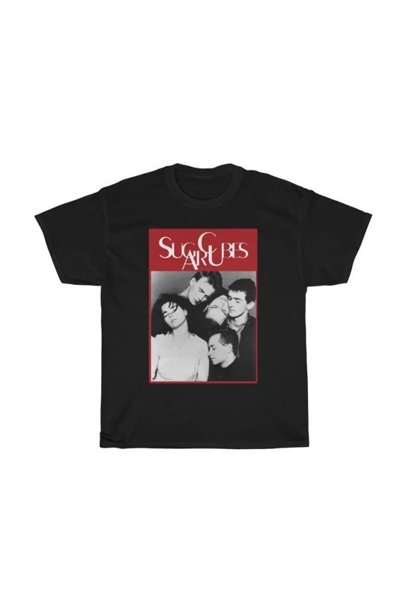 Reprint Rare NEW The Sugarcubes Black Cotton Unisex All size S-5XL T-Shirt DM379