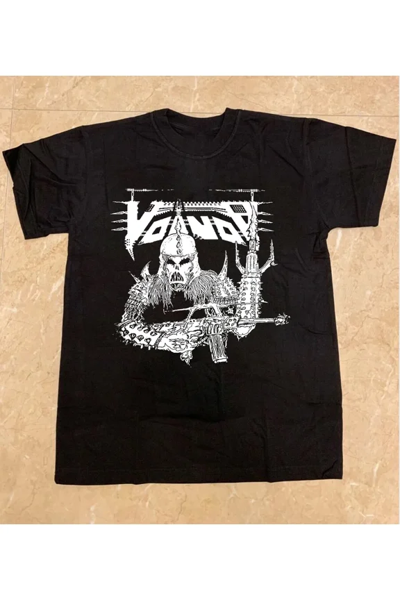 Reprint Rare NEW Voivod Band Black Cotton T-shirt Full size S-5XL Unisex OM802