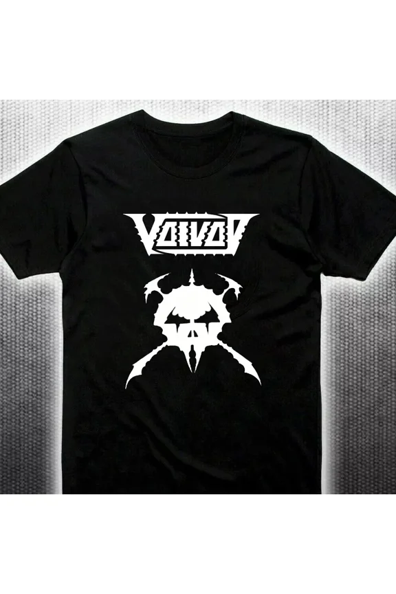 Reprint Rare NEW! Voivod Band Black Cotton T-shirt Full size S-5XL Unisex OM803