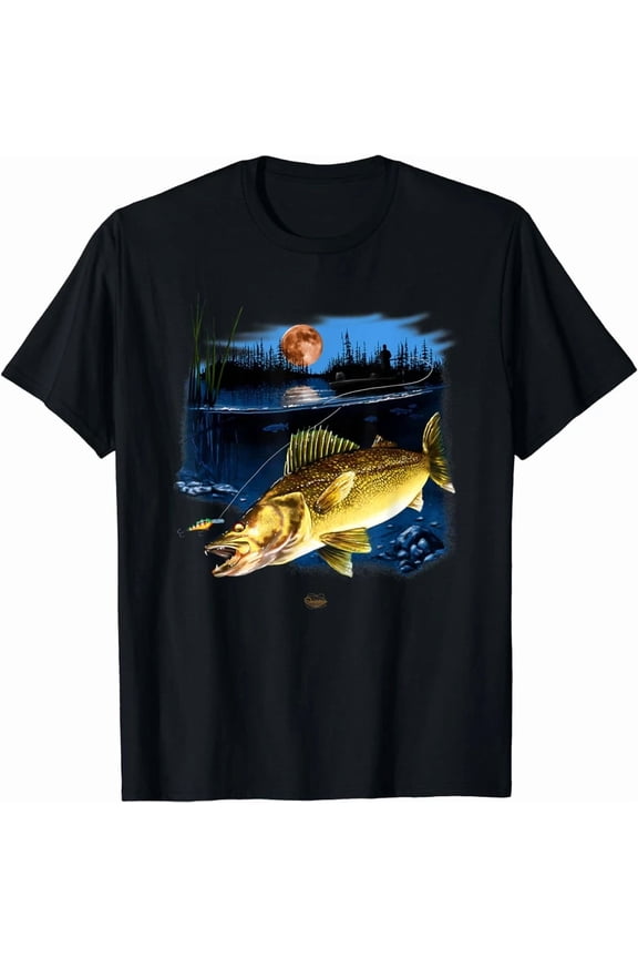 Reprint Rare NEW Walleye Fishing Shirt For Men Great Gift Idea Premium Tee T-Shirt S-5XL