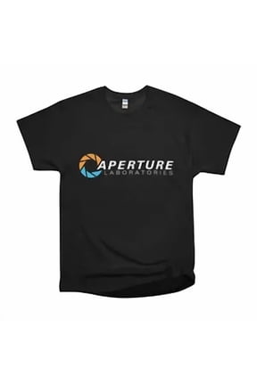 Reprint Rare NWT Aperture Laboratories Science Cool Unisex T-Shirt