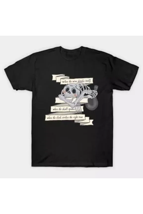 Reprint Rare NWT The Last Unicorn Skull Riddlet Dark Skull Gothic Art Funny Unisex T-Shirt...