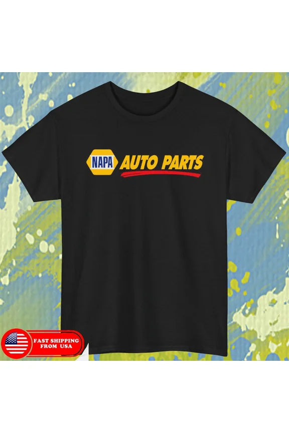 Reprint Rare Napa Auto Parts T-Shirt black size L