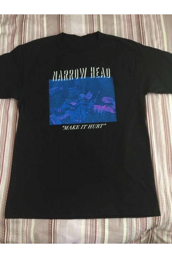 Reprint Rare Narrow Head Band MAKE IT HURT Gift Holliday Black All Size Shirt AM176