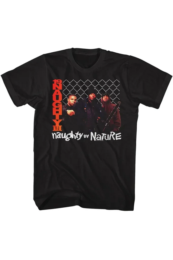 Reprint Rare Naughty By Nature Chainlink Music Shirt