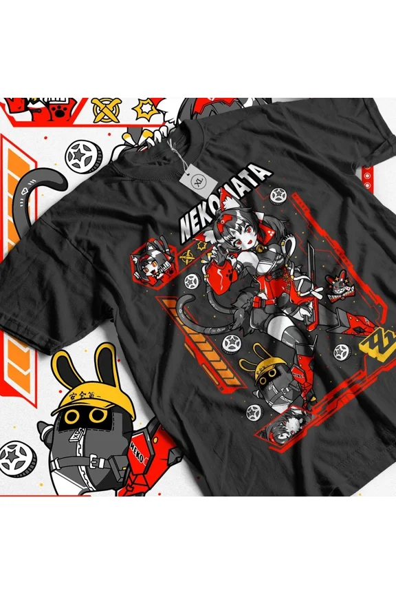 Reprint Rare Nekomata Zzz Shirt Zenless Zone Zero Japanaise Anime Gift Shirt All Size