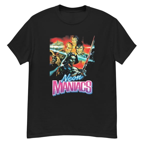 Reprint Rare Neon Maniacs (1986) t-shirt