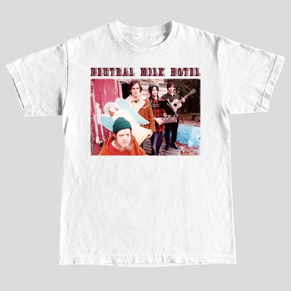 Reprint Rare Neutral Milk Hotel T-Shirt.