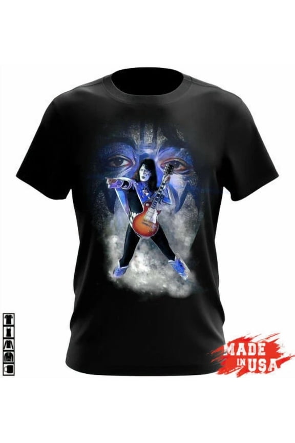 Reprint Rare New Ace-Frehley Cotton Black S-5XL Unisex New t-Shirt