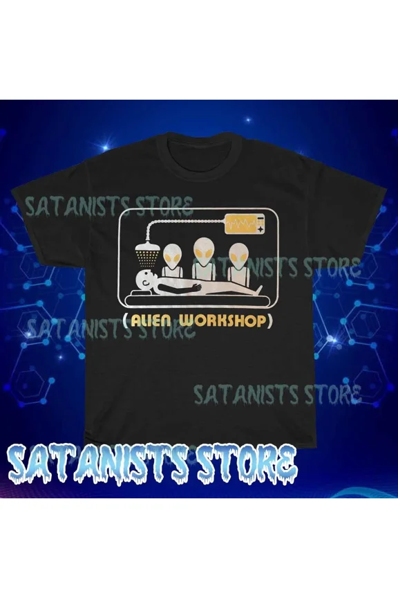 Reprint Rare New Alien Workshop Men's black T-shirt Funny Size S to 5XL