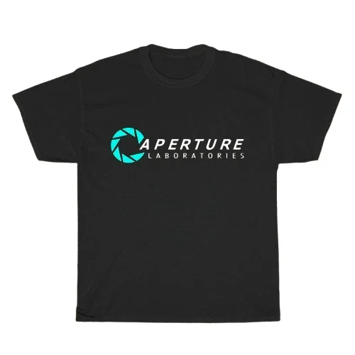 Reprint Rare New Aperture Laboratories logo Unisex T-Shirt Funny Size S to 5XL