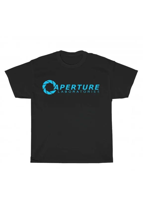 Reprint Rare New Aperture Science Laboratories Logo Unisex T-Shirt Funny Size S to 5XL