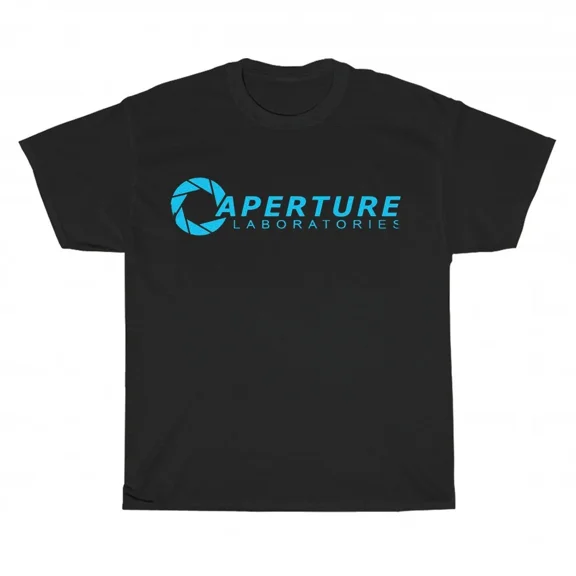 Reprint Rare New Aperture Science Laboratories Logo Unisex T-Shirt Funny Size S to 5XL