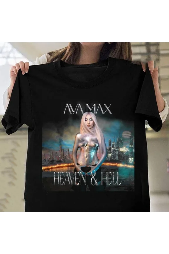 Reprint Rare New Ava Max Heaven & Hell Shirt Unisex Concert S-5XL AC593