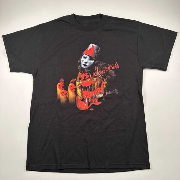 Reprint Rare New Buckethead Shirt 2000s Christmas Gift Unisex S-5XL Shirt JU157