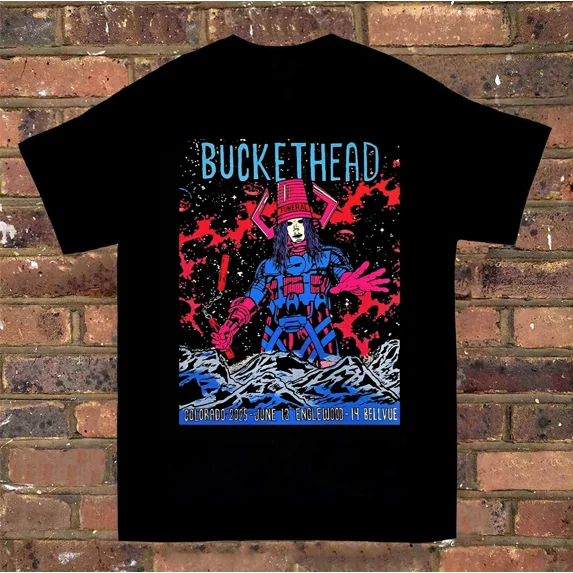 Reprint Rare New Buckethead Tour 2025 Gift For Fan All Size S to 5XL T-shirt CT401