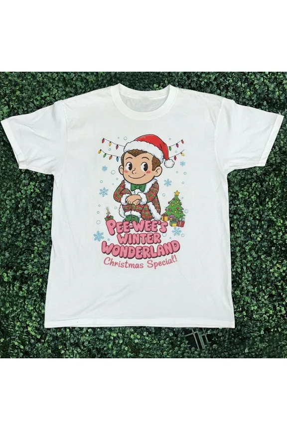Reprint Rare New Christmas Pee Wee Herman Season Three Gift Xmas S-5XL Shirt AA704
