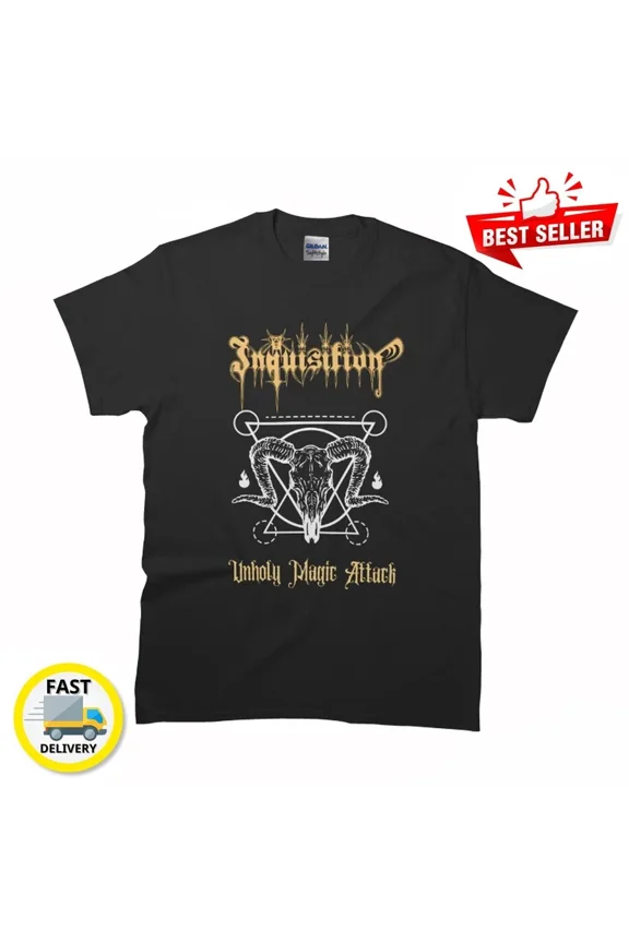 Reprint Rare New Design Inquisition- Unholy Magic Attack Classic MAN WOMAN T-Shirt S to 5XL