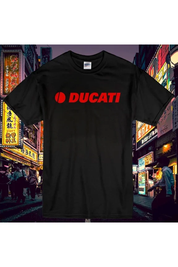 Reprint Rare New Ducarti Racing T-shirt Funny Size S to 5XL